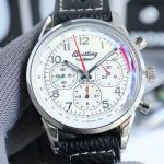 GM Factory Breitling 42MM 904L Steel Sapphire Glass White Red Green Watch